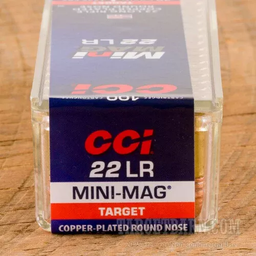 CCI Mini-Mag 22 LR Ammunition – 5000 Rounds of 40 Grain CPRN