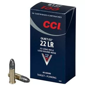 CCI Quiet LRN – 22LR – 40gr – 50BX