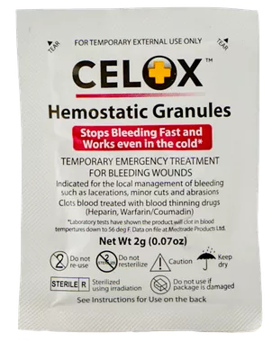 Celox Hemostatic Granules 2 Grams
