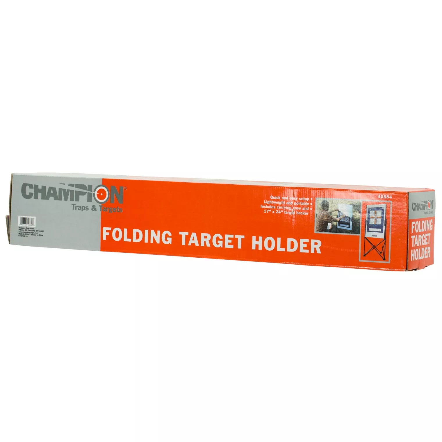 Champion Targets 40884 Folding Stand w/Case Black Steel 19.50” W x 28.50” H x 16” D
