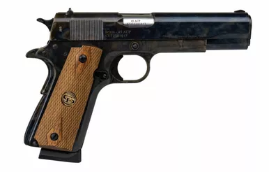 Charles Daly 1911 Case Hardened 5" BBL 45 ACP Diamond Checkered Walnut