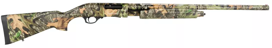 Charles Daly 930226 301 Full Size 20 Gauge Pump 3″ 4+1 26″ Overall Mossy Oak Obsession Vent Rib Barrel, Aluminum Grooved Receiver, Fixed Synthetic Stock, Right Hand, Beretta/Benelli Mobil Choke System