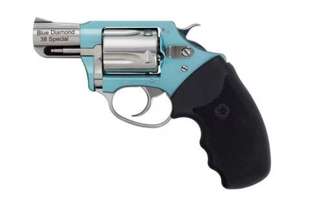 Charter Arms Blue Diamond Undercover Lite, .38 Special, 2″, Tiffany Blue/Hi-Polish