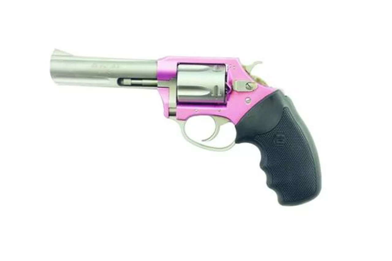 Charter Arms Pink Lady, .38 Special, 4.2″, Pink/Stainless