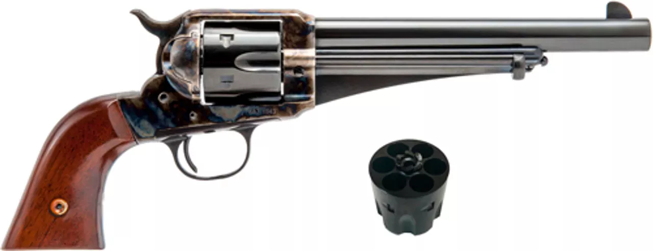 Cimarron 1875 Outlaw 45 Colt/45ACP Dual Cylinder, 7 1/2″ Barrel, 6rd