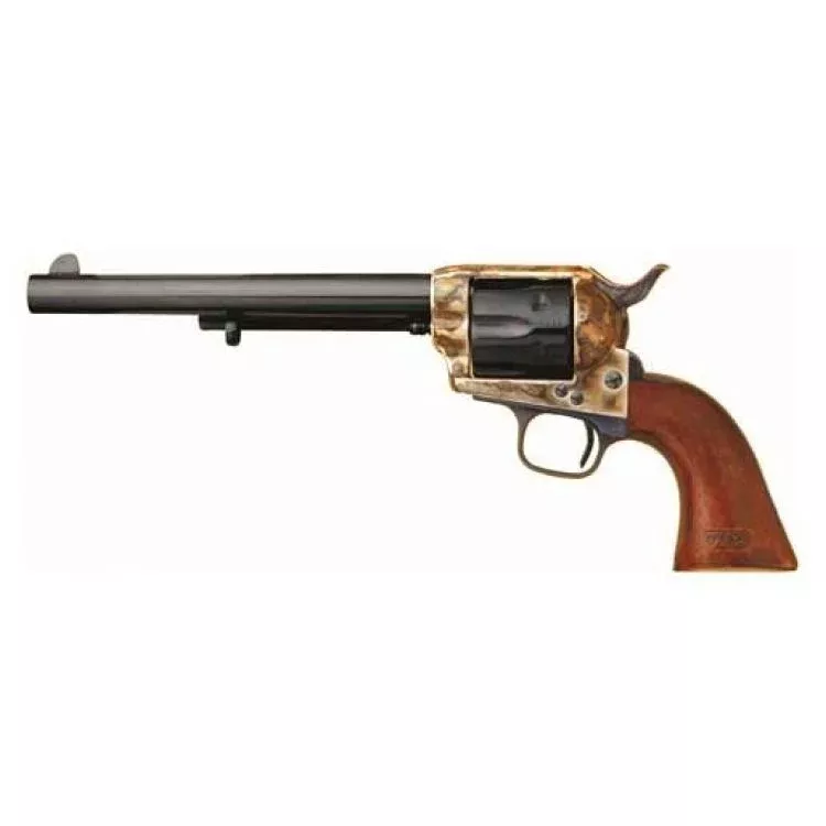 CIMARRON 7TH CAVALRY 45LC, FS 7.5″ CC/BLUED WALNUT