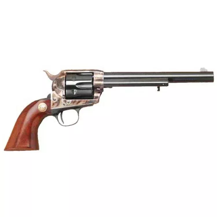 CIMARRON P-MODEL 38SP/357MAG, PW FS 7.5″ CC/BLUED WALNUT
