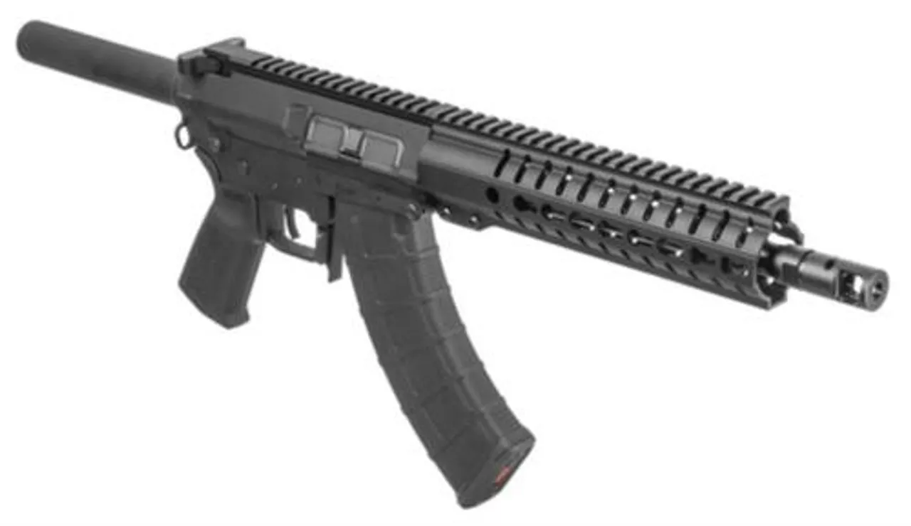 CMMG Pistol MK47 K SBN. 7.62x39mm 10″ Medium Taper Barrel. SV Muzzle Brake. RKM9 Hand Guard