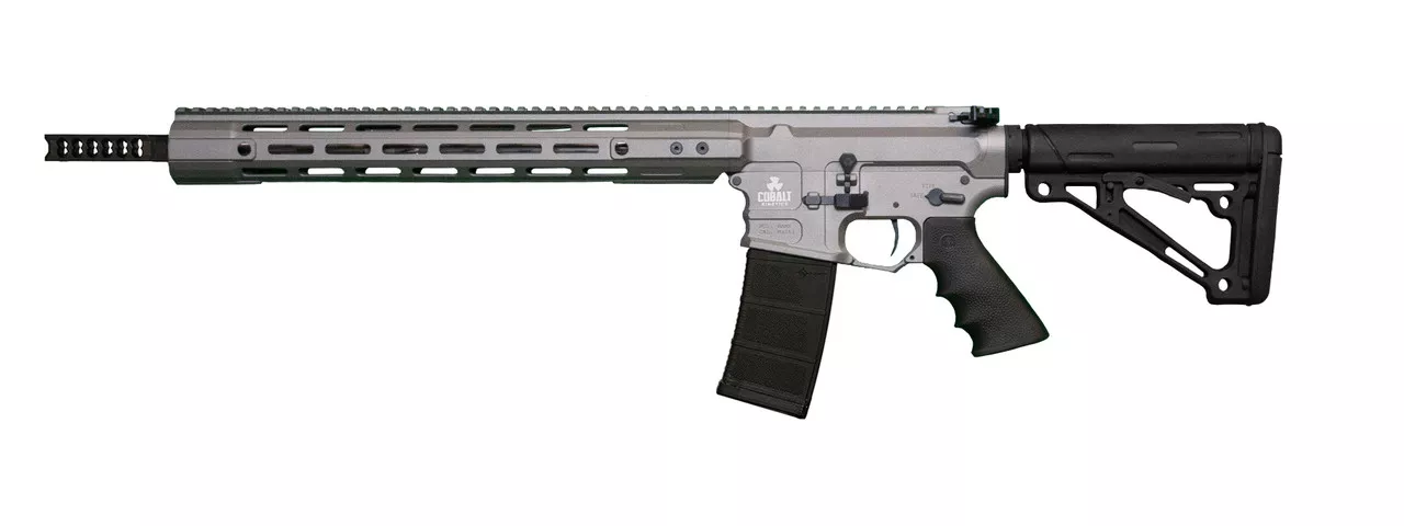 Cobalt Kinetics BAMF Pro 5.56/.223, 16″ Barrel, Pro Brake, Stainless Cerakote, 30rd