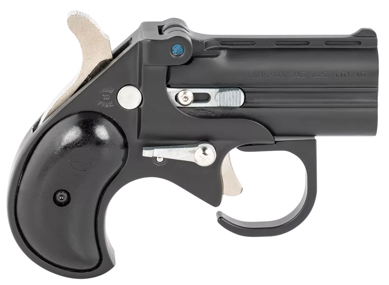 Cobra Pistols CB22, Big Bore Derringers, 22 WMR, 2.75″, Alloy, Black, Synthetic, 2Rd, with Guardian Package, Right Hand, 14oz, Fixed Sights