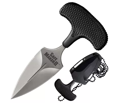 Cold Steel 12DCST Safe Maker II Push Dagger Knife 3.25" Double Plain Edge