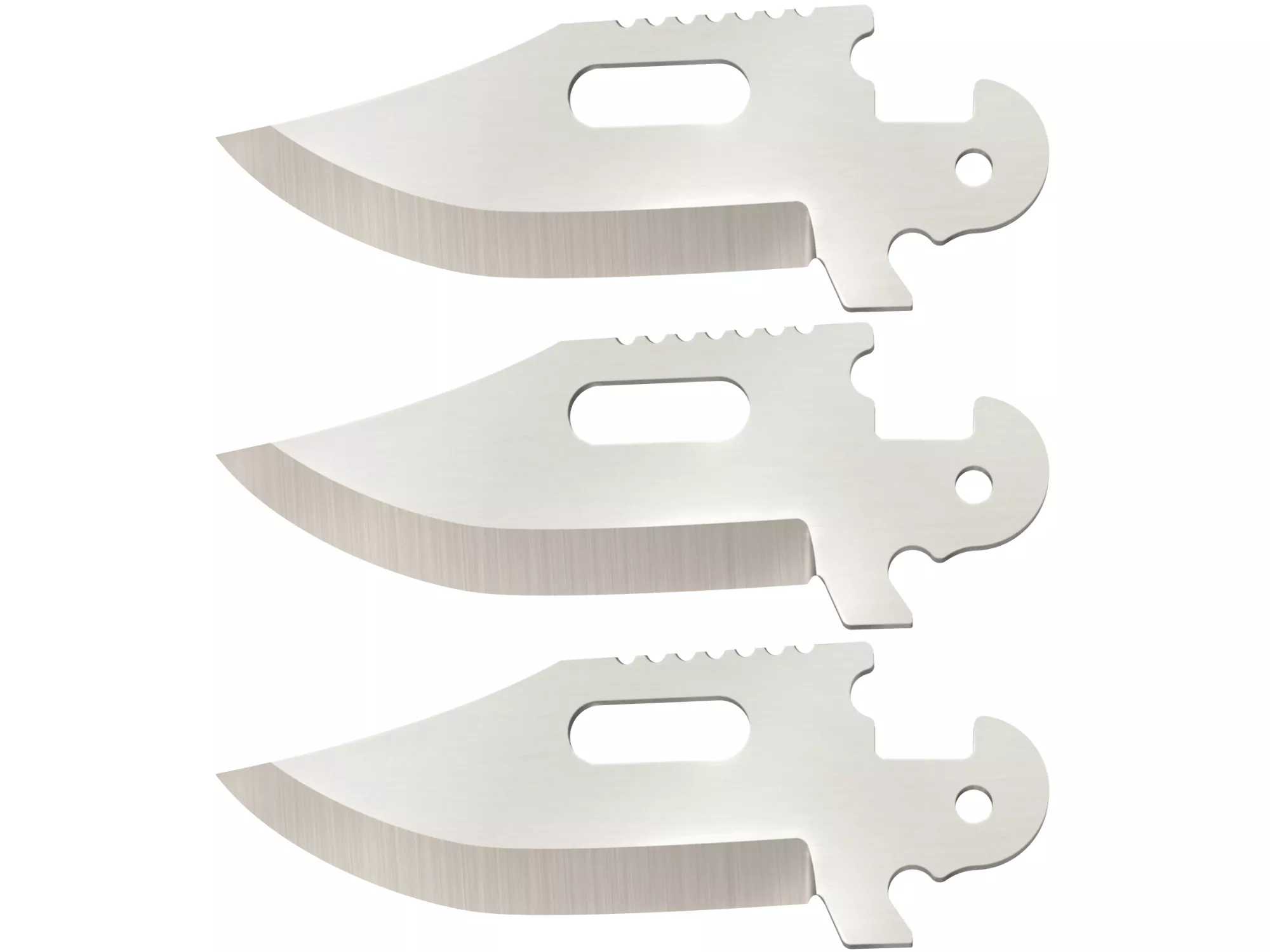 Cold Steel Click N Cut Bowie Blade 3 Pack