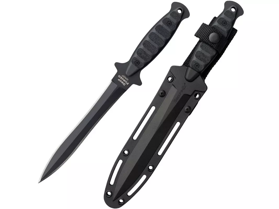 Cold Steel Drop Forged Wasp Dagger, Ambidextrous, Fixed Blade
