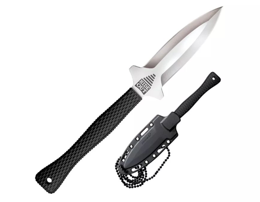 Cold Steel Hide Out, Black, Ambidextrous, Fixed Blade