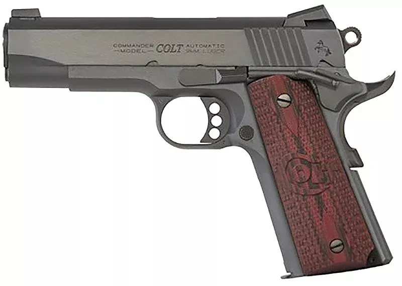 Colt Commander Series Combat Commander 9MM 4-1/4" Blued Semi-Automatic Pistol #O4942XE