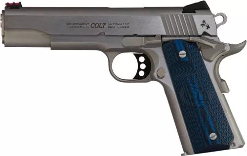 Colt Government 70 Series Competition 9mm 5″ Stainless 9+1