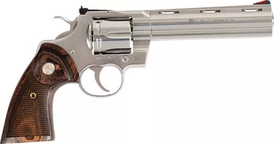 Colt Mfg PYTHONSP6WTS Python 357 Mag 6rd 6"BL SS Walnut Target Grip