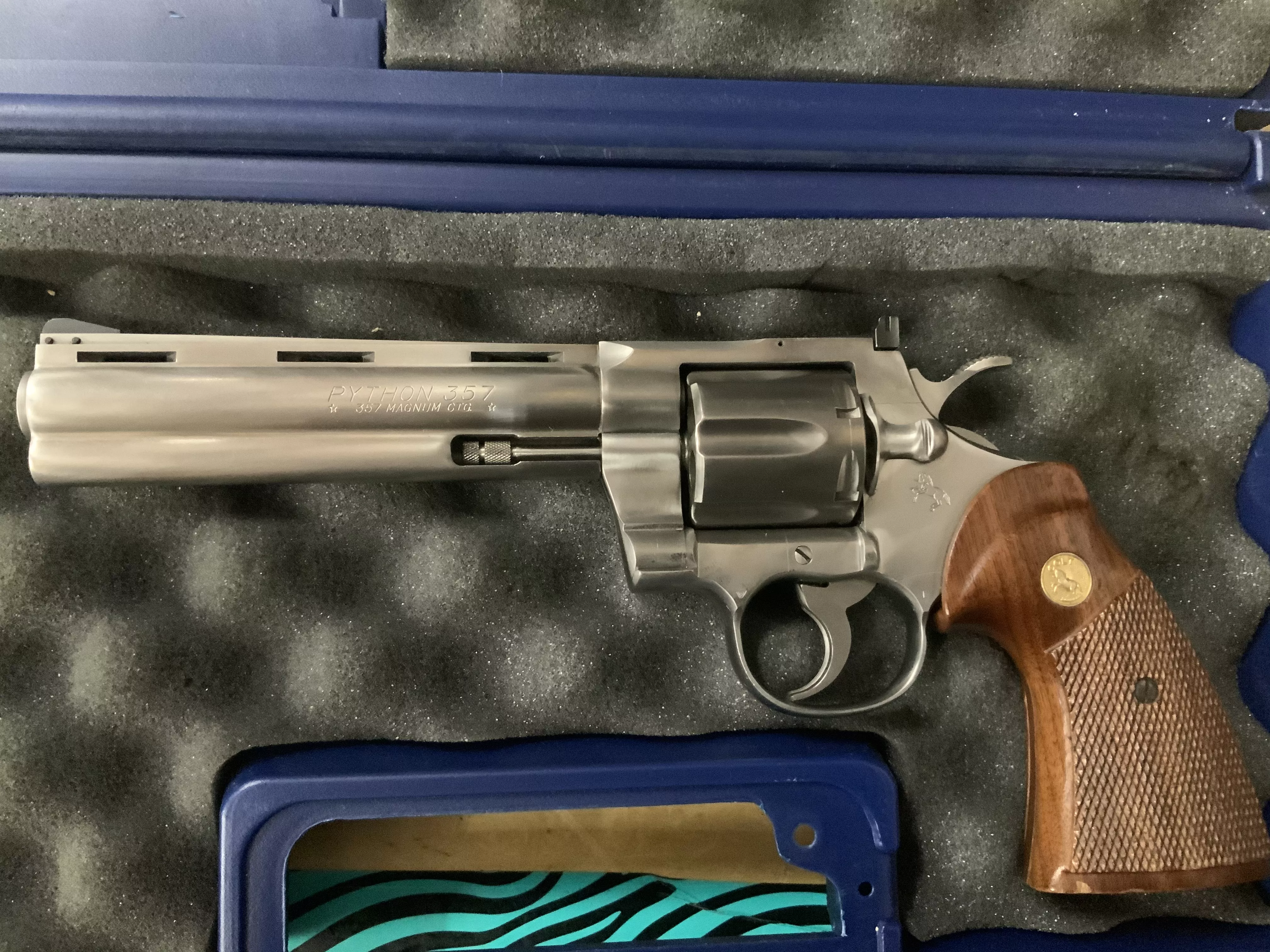 Colt Python 357 mag Stainless Steel SS 6” 1982 Python
