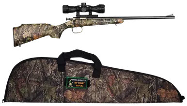 Crickett KSA2163BSC Youth Bolt Action Rifle .22 LR 16.12" Blued Barrel Mossy Oak Break-Up Camo Stock