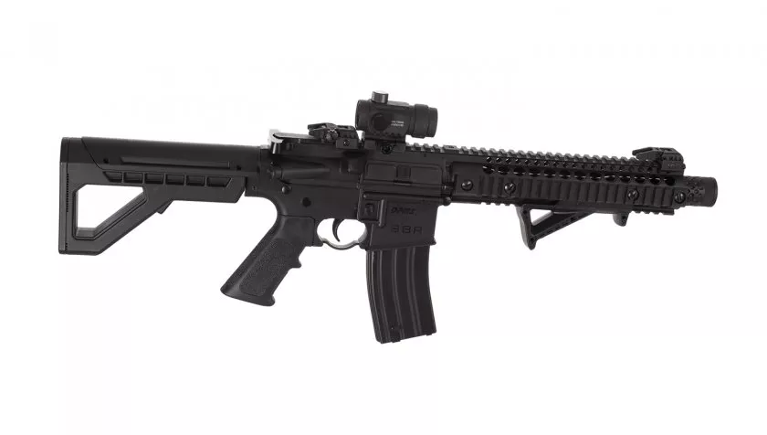 Crosman DPMS SBR Full Auto 4,5mm with Red Dot Sight