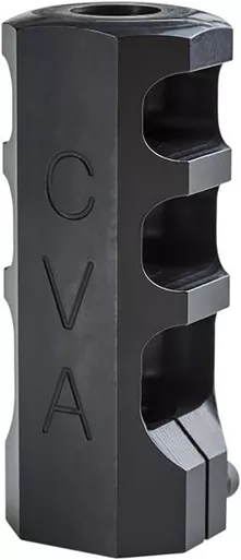 CVA AC1726 Muzzle Brake 50 Caliber 3/4"-24 Thread Black Nitride
