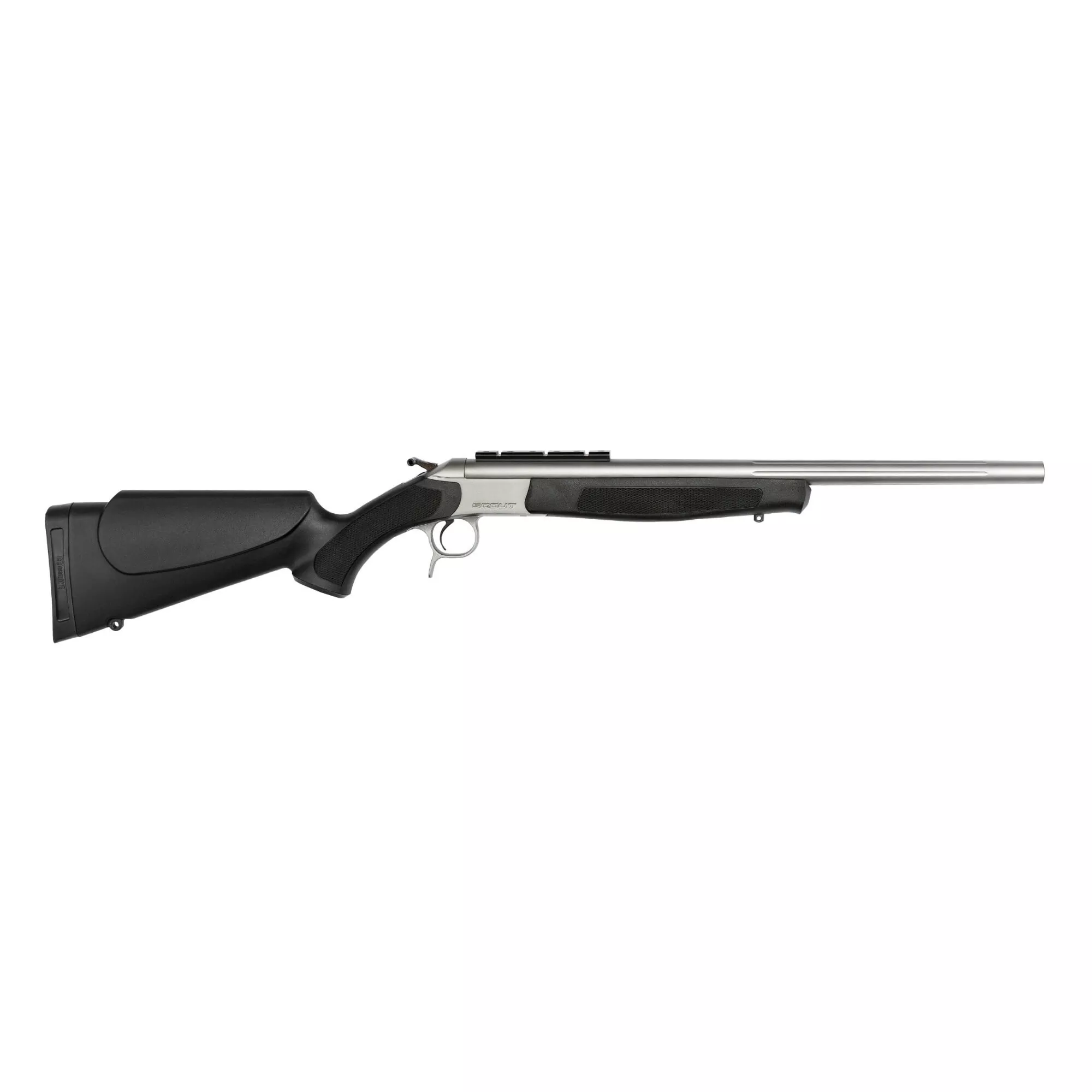 CVA SCOUT TD COMPACT 20 243WIN SS BLK W/ RAIL