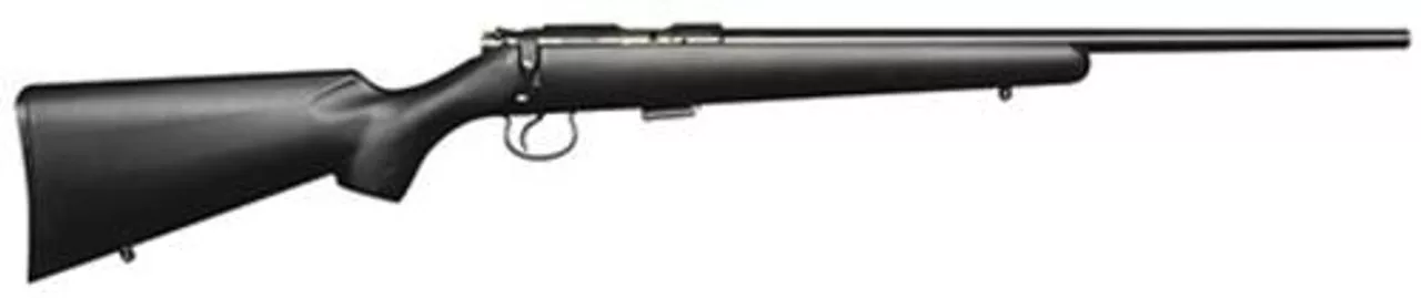 CZ 455 American, .17 HMR, 20.5″, 5rd, Black Synthetic Stock