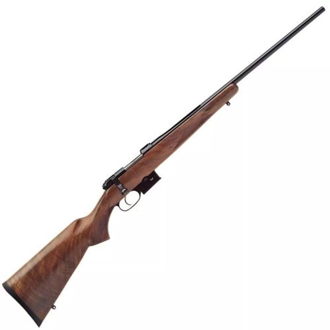 CZ 527 American Bolt 7.62x39mm 21.8″ Barrel, Turkish Walnut Stock Black, 5rd