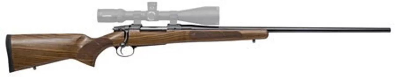 CZ 557 American 308 Win 24″ Barrel, Turkish Walnut, American Style, Oil Finish Stock, 4rd