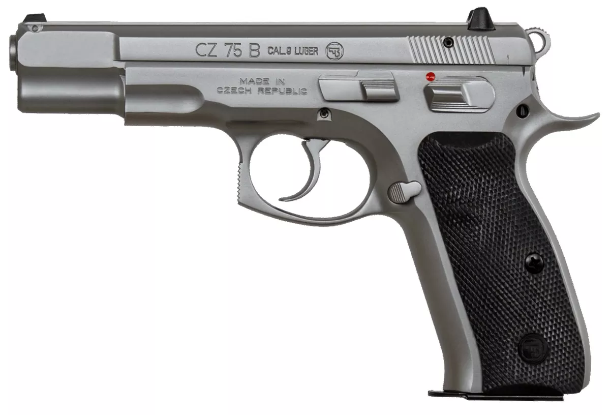 CZ 75B Matte Stainless 9mm Pistol – Used in Like New Condition with Box