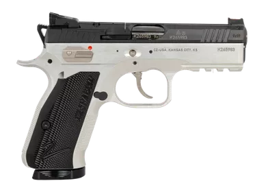 CZ 86156 Shadow 2 Compact 9mm Two-Tone Black/Silver Optic Ready 4" BBL 15+1