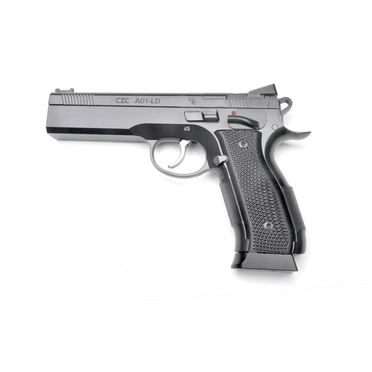 Cz Custom Shop 96336 A01-LD 9mm Luger 19+1 5” Match Grade Bull Barrel, Black Optic Cut/Serrated Steel Slide, Black Polycoat Steel Frame w/Beavertail, Black G10 Grip, Long Dustcover