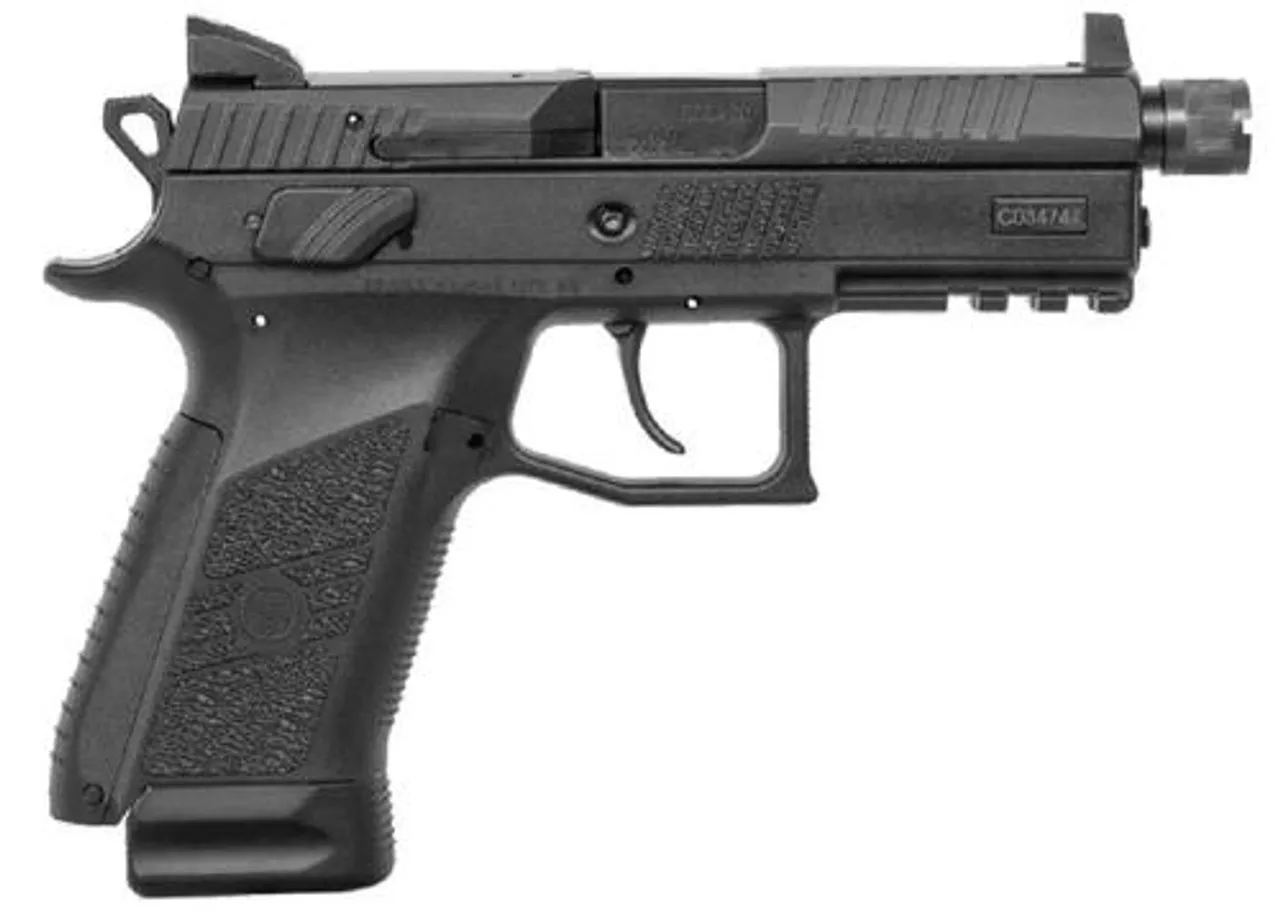 CZ P-07 Suppressor Ready, 9mm, 4.3″, Black Nitride, 17rds