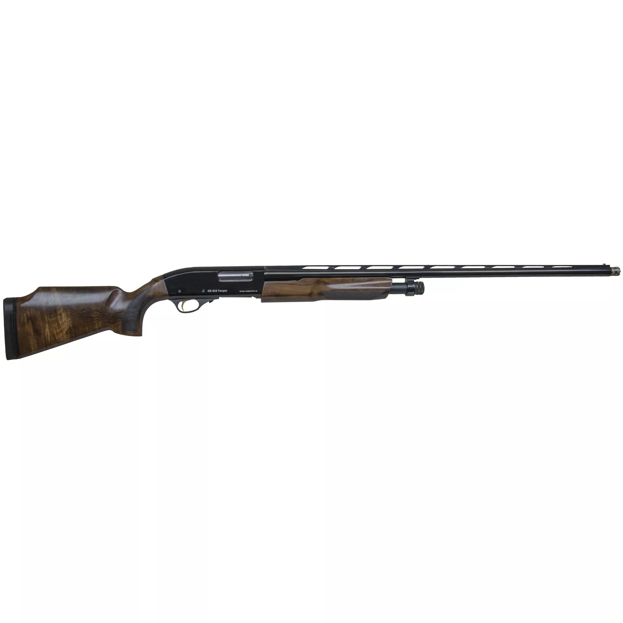 CZ-USA 06578 CZ 612 Target 12 Gauge 32” 4+1 3” Polished Blued Rec/Barrel Gloss Oil Turkish Walnut Monte Carlo Stock Right Hand (Full Size) Includes 3 Extended Chokes