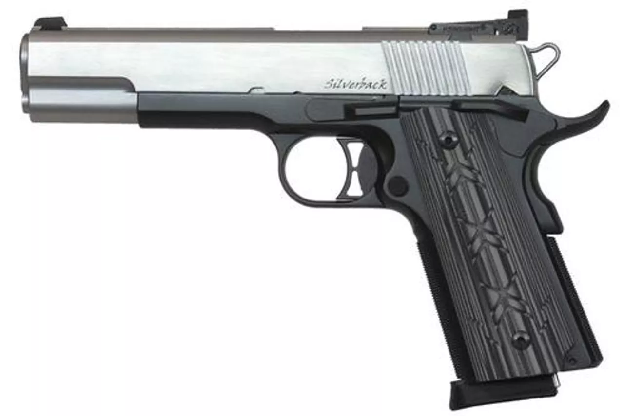 Dan Wesson Silverback 10mm, 5″ Barrel, G10 Grip, Black Hard Coat, 9rd Mag
