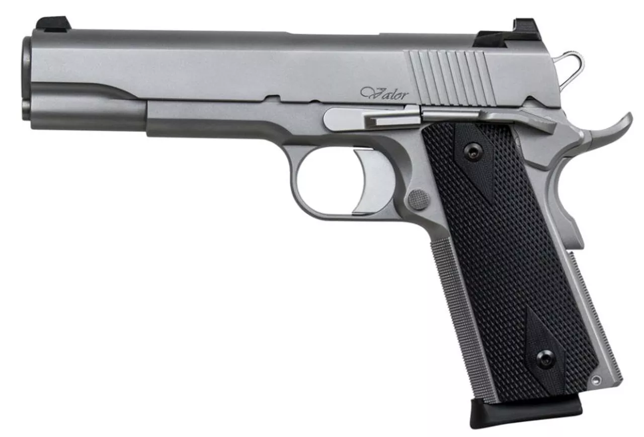 Dan Wesson Valor 9mm, 5″, SS Finish,, rd, 8 rd