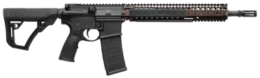 Daniel Defense DDM4 M4A1 5.56x45mm NATO 14.50" 30+1 Black Hard Coat Anodized 6 Position w/SoftTouch Overmolding Stock with Flat Dark Earth Handguard