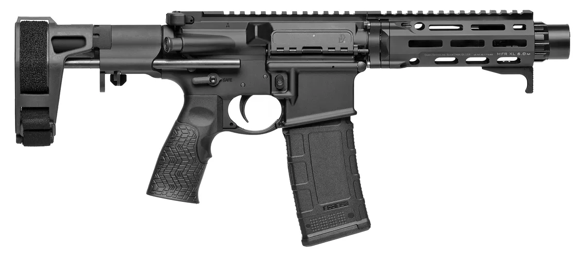 Daniel Defense DDM4 PDW 300 AAC AR-15 Pistol, with Collapsible Pistol Brace