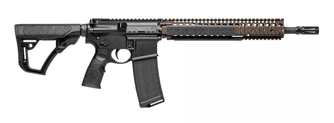 Daniel Defense M4A1 SOCOM FDE 556 Nato 14.5" Barrel Pinned & Welded 02-088-06027-011