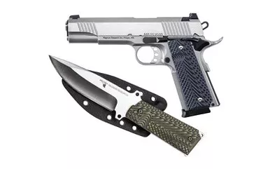 DE 1911 45ACP 5 8RD STS FS W/ KNIFE