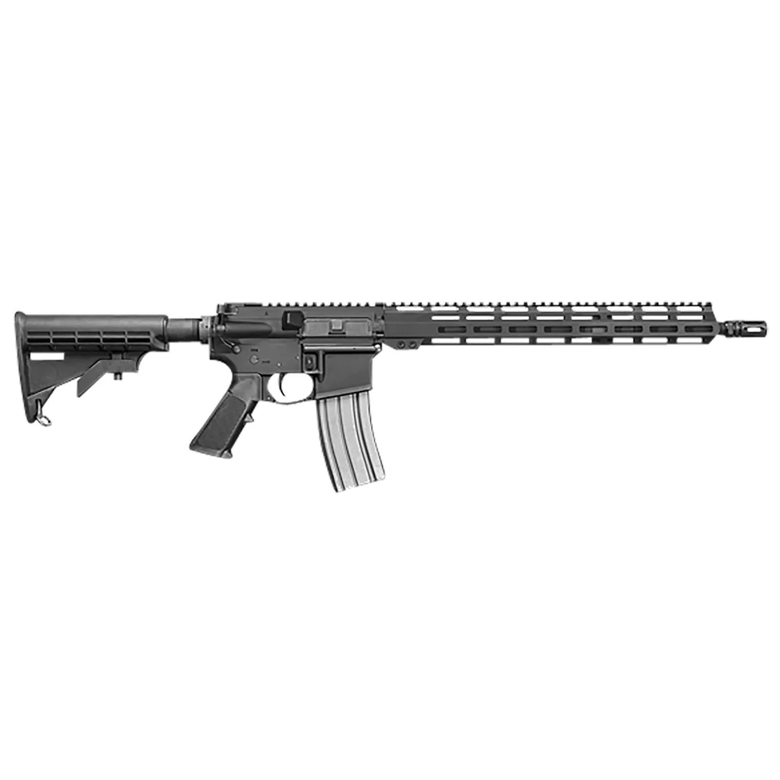 Del-Ton Inc RFTML16-M2 Sierra 316L 5.56x45mm NATO 16” 30+1 (1:9”) Black Hard Coat Anodized Rec Black Polymer Grip Right Hand