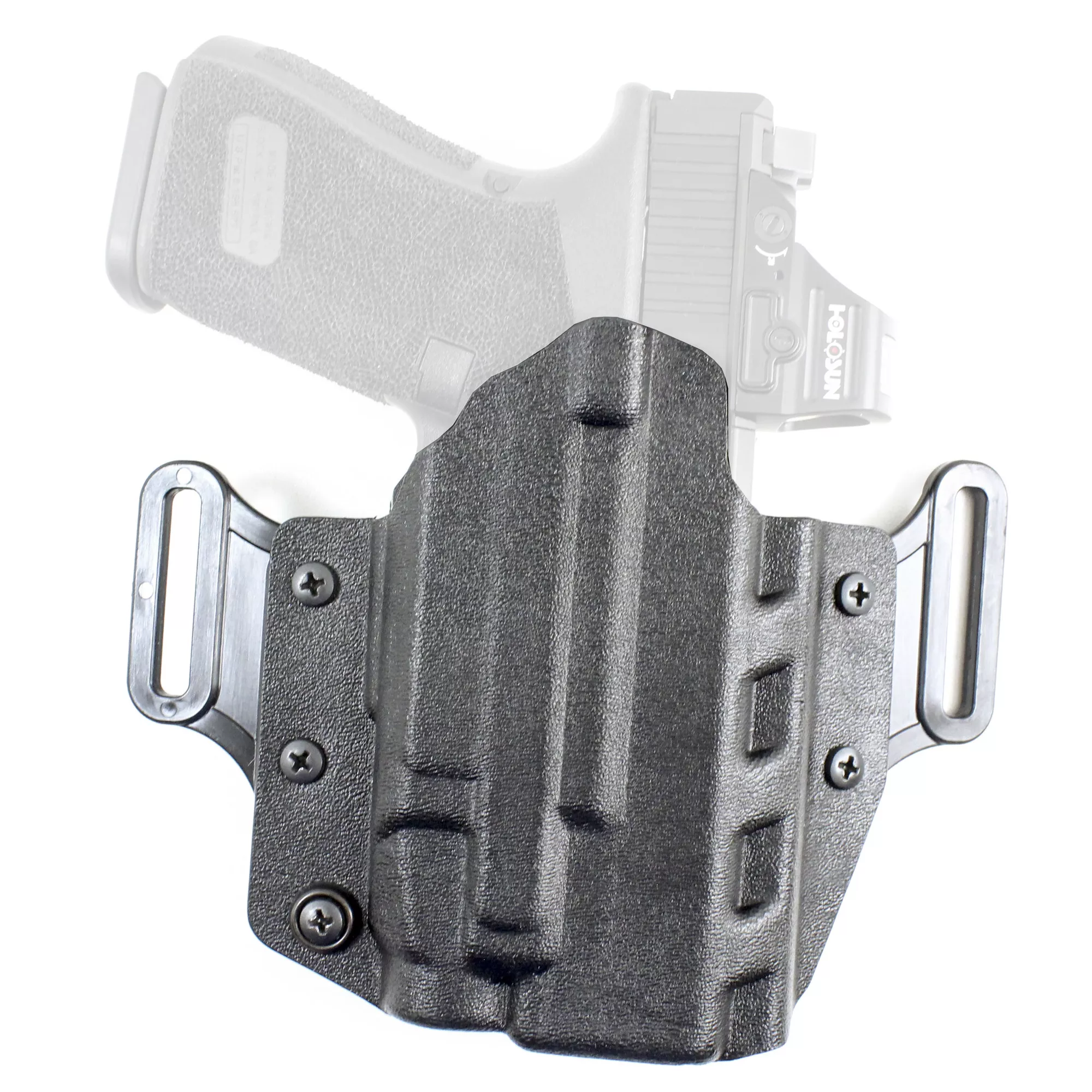 DeSantis Gunhide 195KA6VZ0 Veiled Partner OWB Black Glock 19/23/32/45 Ambidextrous