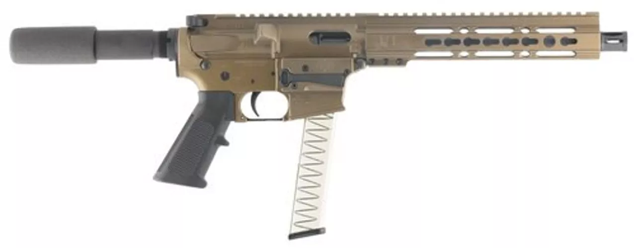 Diamondback DB9, 9mm, 10″ Barrel, 31rd, Burnt Bronze