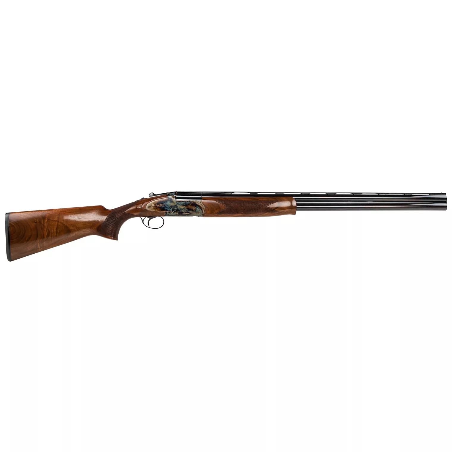 Dickinson LLC OP1228 Plantation 12 Gauge 2rd 3” 28” Black Vent Rib Barrel, Steel Receiver w/Color Case Hardened Finish, Brass Bead Front Sight, Turkish Walnut Pistol Grip Stock Includes 5 Choke Tubes