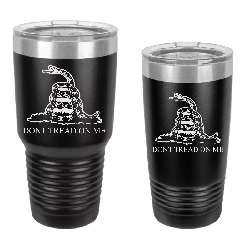 Dont Tread On Me Engraved Drinkware