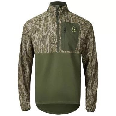 Drake Waterfowl Men's SWT Eqwader Half Zip Pullover Bottomland X-Large