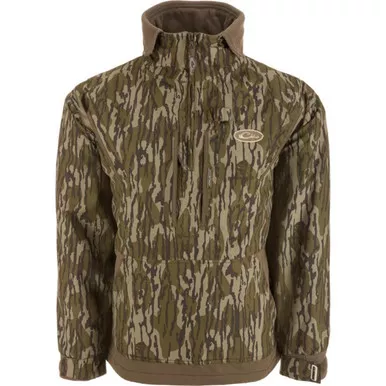 Drake Waterfowl MST Fleeced-Lined 1/4 Zip 2.0 - Mossy Oak Bottomland - XL