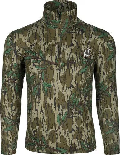 Drake Waterfowl Ol' Tom Performance 1/4 Zip - MO Greenleaf - Large