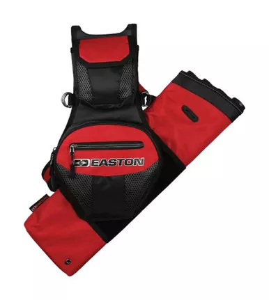 Easton Flipside 4 Tube Hip Quiver Red Left/Right One Size Fits Most 222713
