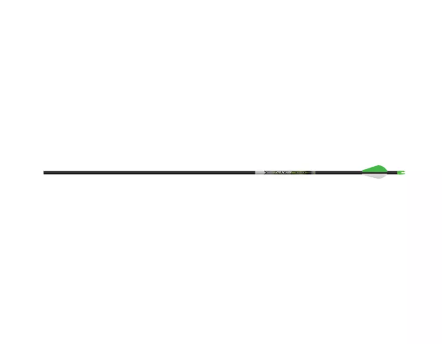 Easton ST Axis N-Fused Carbon Arrow 340 w/ Blazer Vanes 1 Dozen, Black, 12 Count